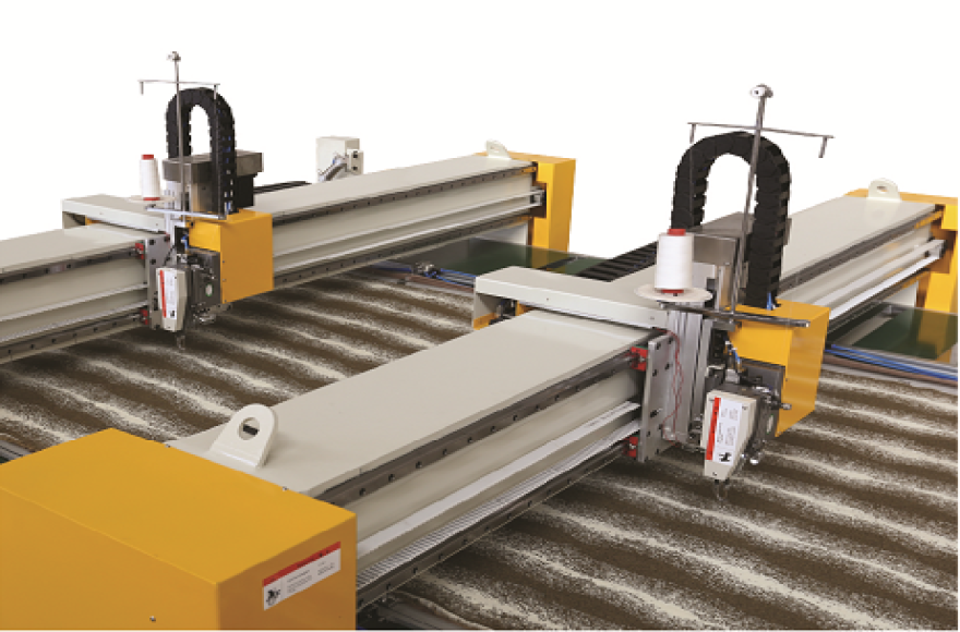 富怡全自動(dòng)毛毯專用絎縫機(jī)