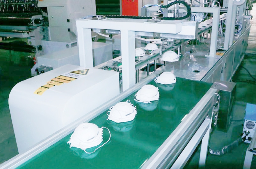 富怡全自動罩杯口罩（雙罩杯）生產線