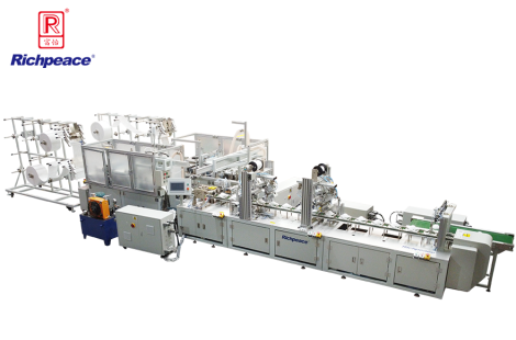 富怡全自動罩杯口罩二合一標準型生產線（焊頭帶）